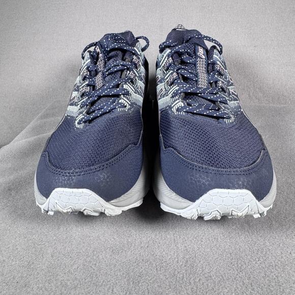 ASICS Gel-Venture 9 Shoes Womens Size 9 Navy Blue Gray Trail Running 1012B313 - Picture 3 of 11